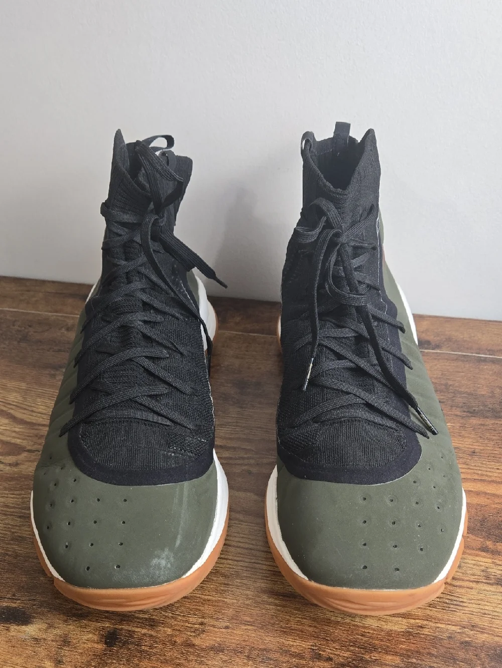 Under Armour Curry 4 Retro Stephen UA Mens 13 Green Black Basketball Sneakers